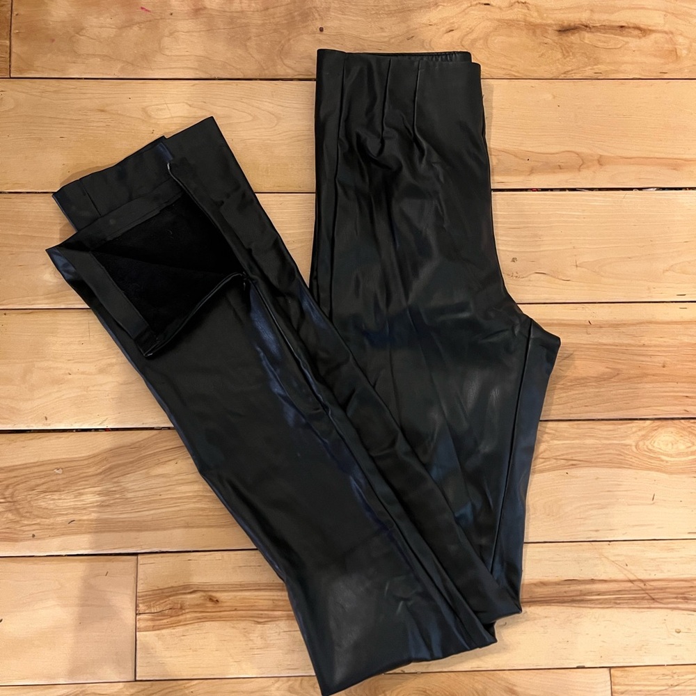 Zara leather pants